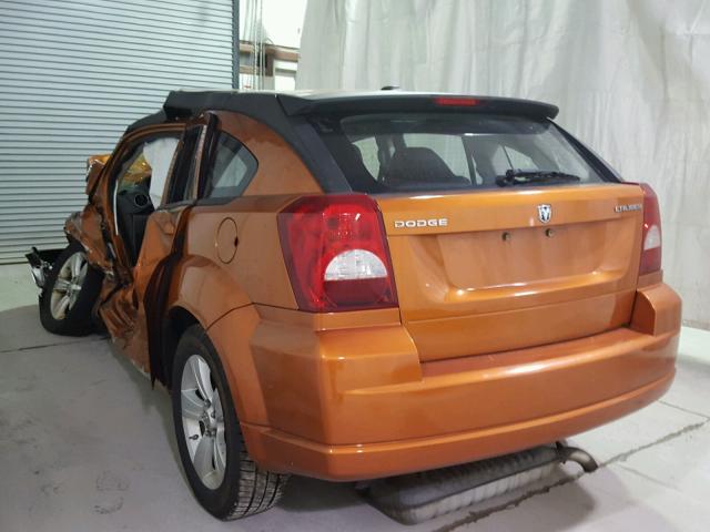 1B3CB3HA4BD295221 - 2011 DODGE CALIBER MA ORANGE photo 3