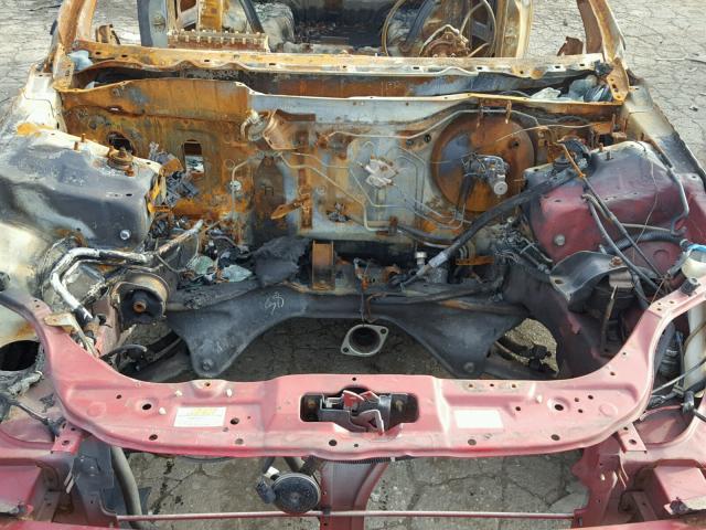 1HGEM1152YL007697 - 2000 HONDA CIVIC SI RED photo 7