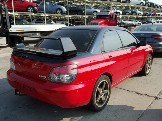 JF1GD79636G504096 - 2006 SUBARU IMPREZA WR RED photo 4