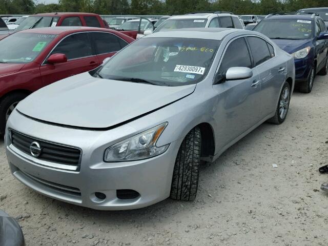 1N4AA5AP2CC810037 - 2012 NISSAN MAXIMA S GRAY photo 2