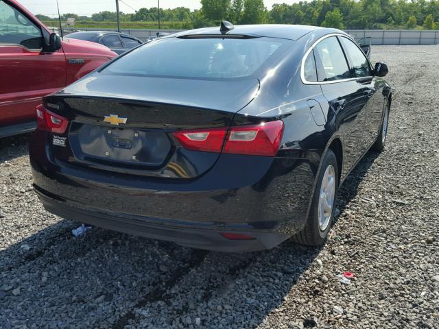 1G1ZB5ST9HF198004 - 2017 CHEVROLET MALIBU LS BLACK photo 4