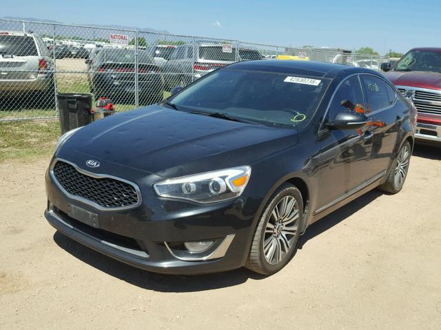 KNALN4D72E5132231 - 2014 KIA CADENZA PR BLACK photo 2