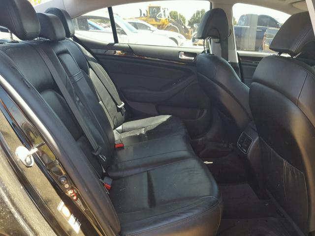 KNALN4D72E5132231 - 2014 KIA CADENZA PR BLACK photo 6