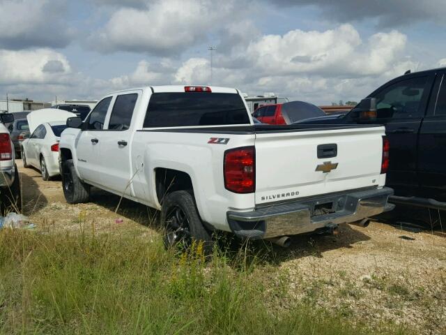 3GCUKREC8EG125673 - 2014 CHEVROLET SILVERADO WHITE photo 3