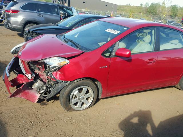 JTDKB20UX97862471 - 2009 TOYOTA PRIUS 红色 照片 9
