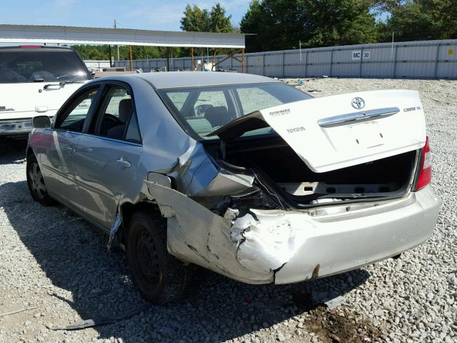 4T1BE32K33U227542 - 2003 TOYOTA CAMRY SILVER photo 3