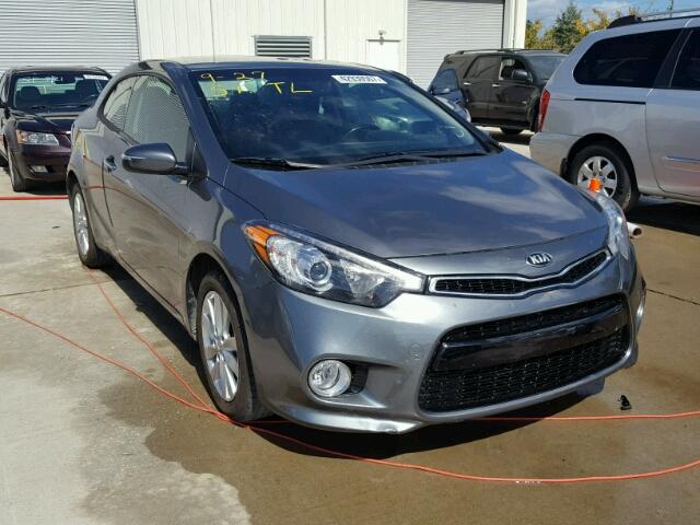 KNAFX6A86E5162302 - 2014 KIA FORTE CHARCOAL photo 1