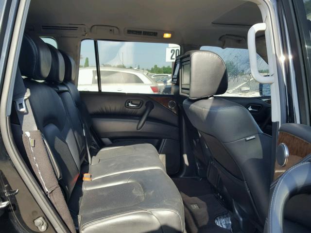 JN8AZ2NC7F9371626 - 2015 INFINITI QX80 BLACK photo 6