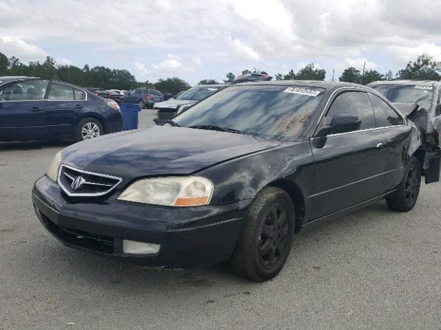 19UYA42551A010858 - 2001 ACURA 3.2CL BLACK photo 2