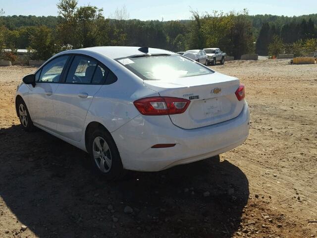 1G1BB5SM0H7160309 - 2017 CHEVROLET CRUZE LS WHITE photo 3