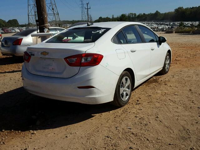 1G1BB5SM0H7160309 - 2017 CHEVROLET CRUZE LS WHITE photo 4