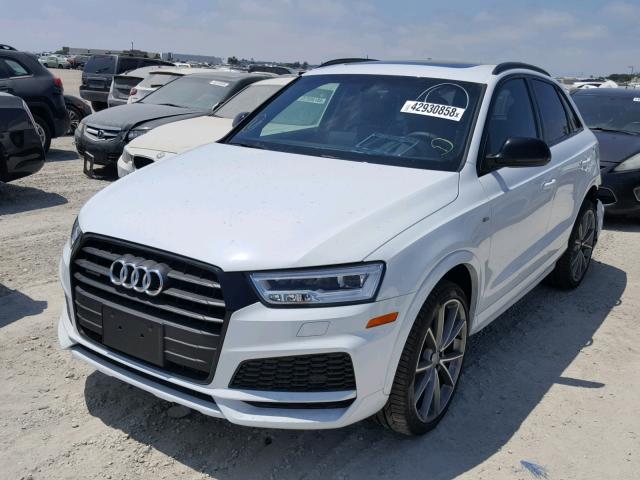 WA1JCCFS4JR026646 - 2018 AUDI Q3 PREMIUM WHITE photo 2