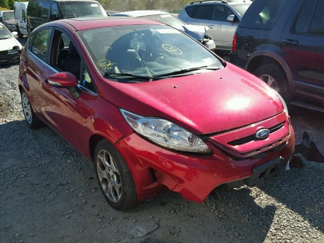 3FADP4FJ1BM122439 - 2011 FORD FIESTA SES RED photo 1