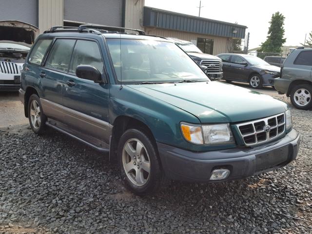 JF1SF6553WG768480 - 1998 SUBARU FORESTER S GREEN photo 1