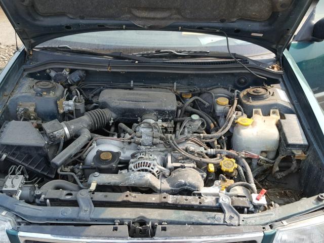 JF1SF6553WG768480 - 1998 SUBARU FORESTER S GREEN photo 7
