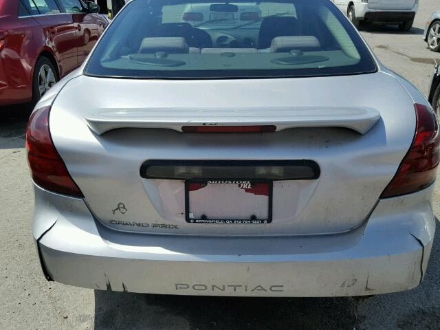 2G2WP522651155993 - 2005 PONTIAC GRAND PRIX Сріблястий фото 9