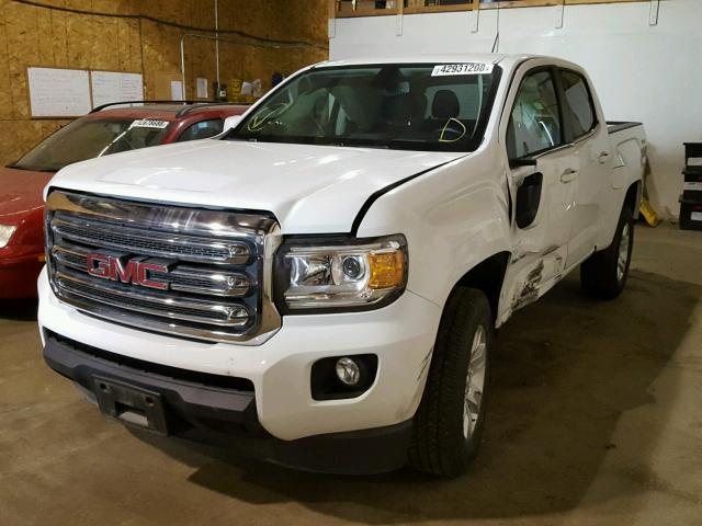 1GTG6CEN4H1156163 - 2017 GMC CANYON SLE WHITE photo 2