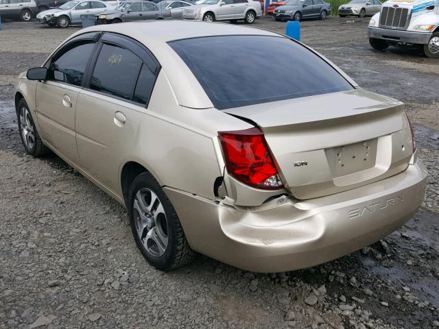 1G8AL52F15Z118193 - 2005 SATURN ION LEVEL BEIGE photo 3