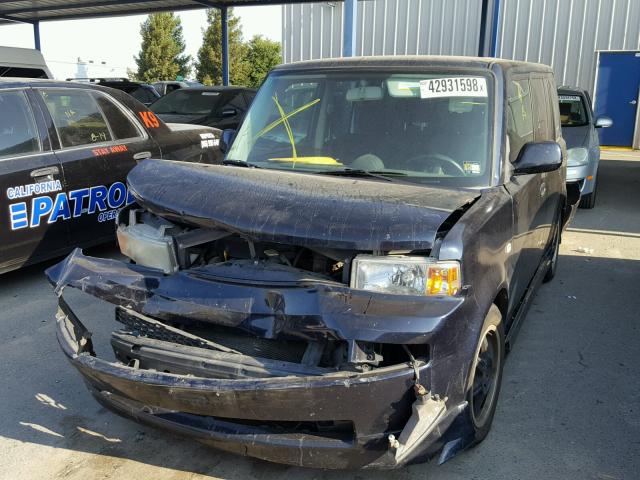 JTLKT334864036461 - 2006 TOYOTA SCION XB Schwarz Foto 2