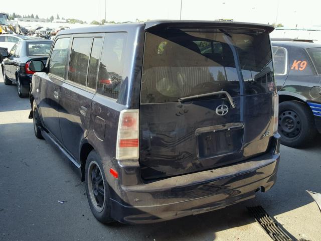 JTLKT334864036461 - 2006 TOYOTA SCION XB Schwarz Foto 3
