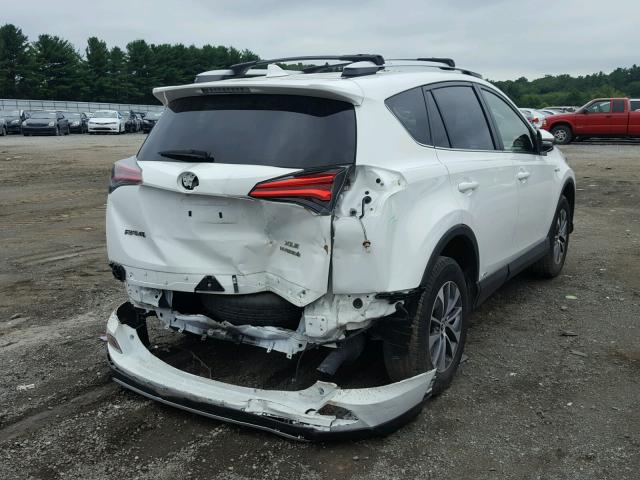 JTMRJREV1GD041575 - 2016 TOYOTA RAV4 HV XL WHITE photo 4