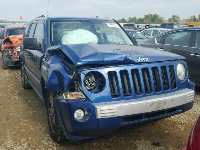 1J4FT48B89D222185 - 2009 JEEP PATRIOT LI BLUE photo 1