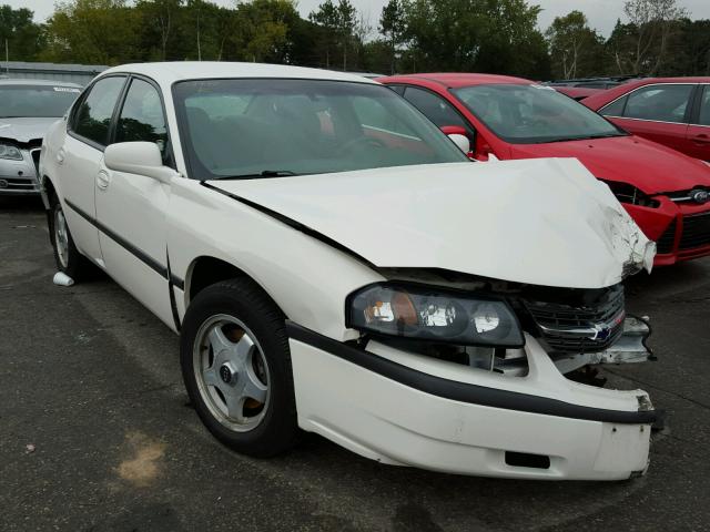 2G1WF52E039170442 - 2003 CHEVROLET IMPALA WHITE photo 1