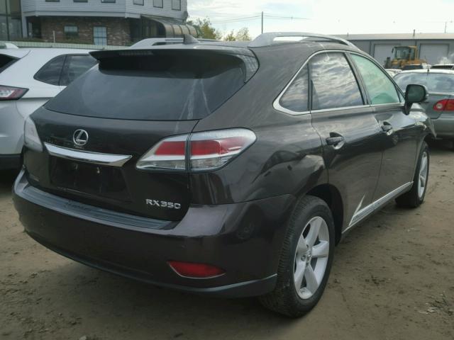 2T2BK1BA8EC233860 - 2014 LEXUS RX PURPLE photo 4