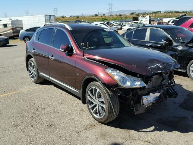 JN1BJ0RP6HM380555 - 2017 INFINITI QX50 MAROON photo 1