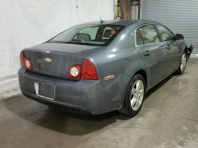 1G1ZG57B79F229642 - 2009 CHEVROLET MALIBU LS GRAY photo 4