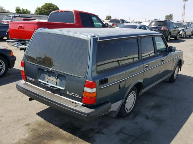 YV1AA8856L1877830 - 1990 VOLVO 240 BASE GRAY photo 4