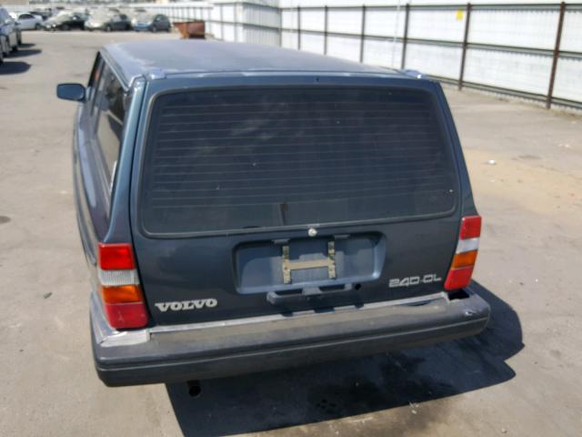 YV1AA8856L1877830 - 1990 VOLVO 240 BASE GRAY photo 9