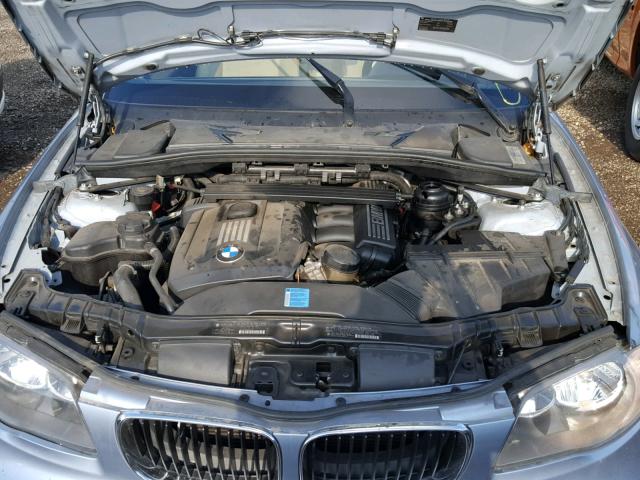 WBAUN1C5XAVH81646 - 2010 BMW 128 I BLUE photo 7