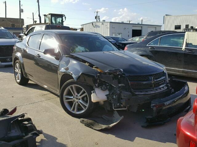 1C3CDZAG9DN769417 - 2013 DODGE AVENGER SE BLACK photo 1