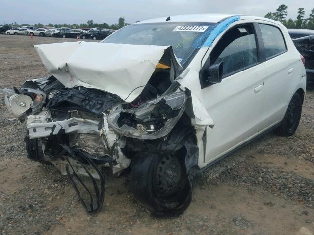 ML32A3HJXEH010809 - 2014 MITSUBISHI MIRAGE DE WHITE photo 2