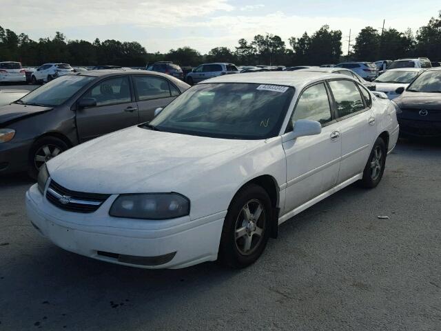 2G1WH52K859289858 - 2005 CHEVROLET IMPALA WHITE photo 2