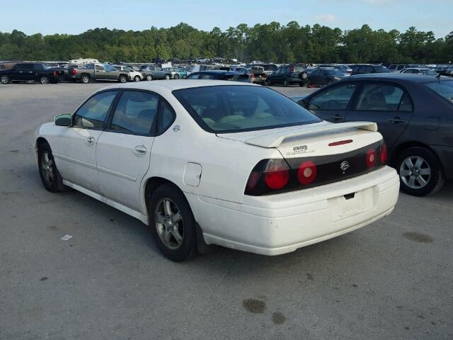 2G1WH52K859289858 - 2005 CHEVROLET IMPALA WHITE photo 3