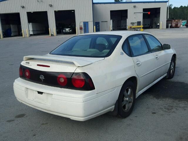 2G1WH52K859289858 - 2005 CHEVROLET IMPALA WHITE photo 4