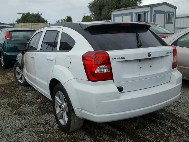 1C3CDWDA7CD532435 - 2012 DODGE CALIBER SX WHITE photo 3