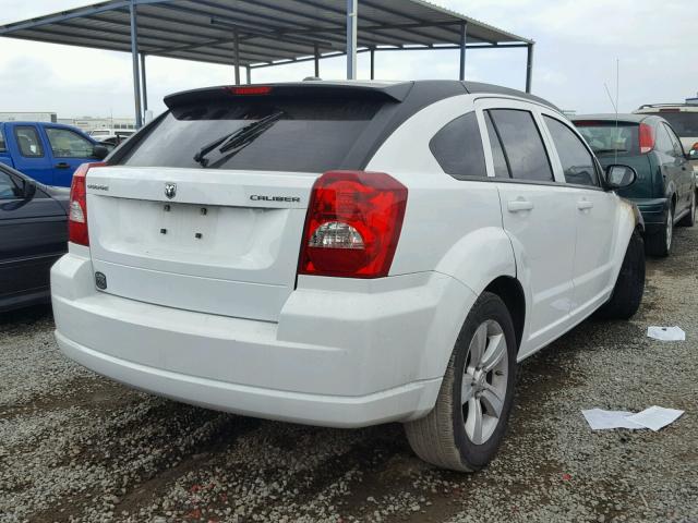 1C3CDWDA7CD532435 - 2012 DODGE CALIBER SX WHITE photo 4