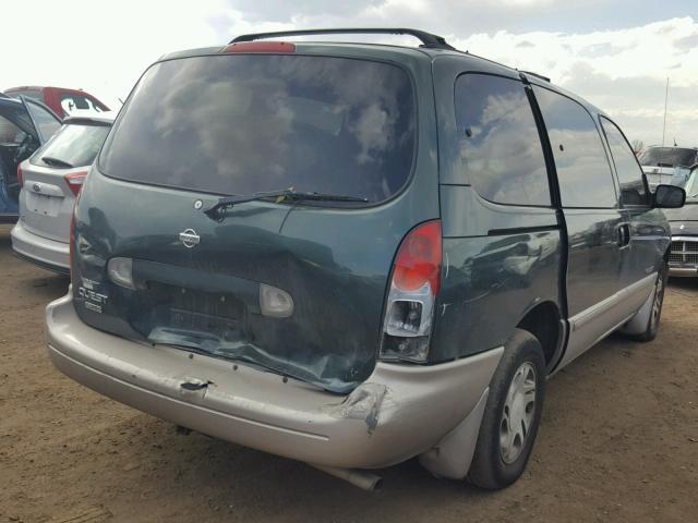 4N2XN11T1YD824492 - 2000 NISSAN QUEST GREEN photo 4