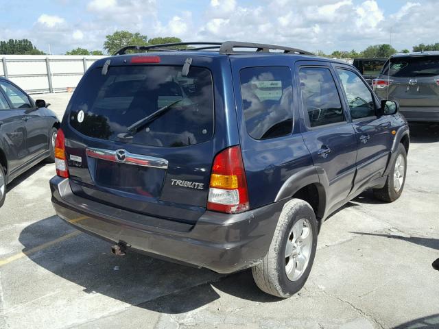 4F2CZ06123KM35002 - 2003 MAZDA TRIBUTE ES 蓝色 照片 4