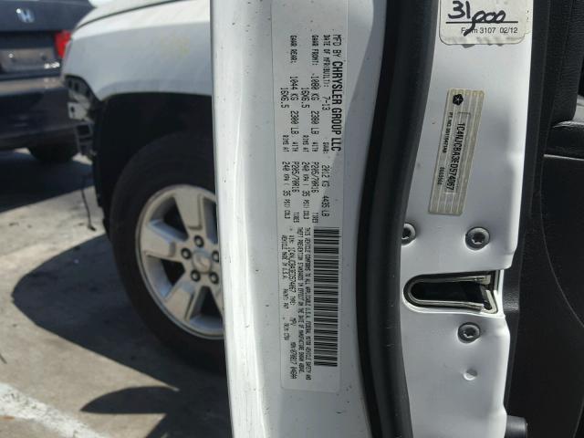 1C4NJCBA3ED574067 - 2014 JEEP COMPASS SP 白色 照片 10