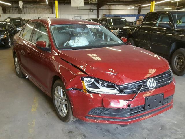 3VW2B7AJ9HM283572 - 2017 VOLKSWAGEN JETTA S RED photo 1