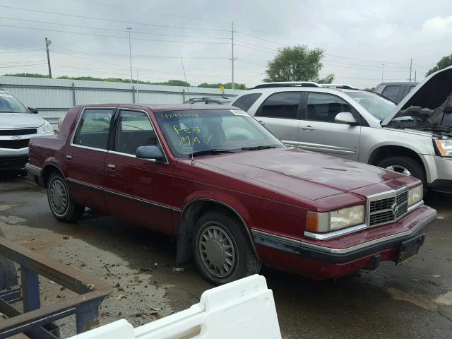 1B3XC46R3PD167329 - 1993 DODGE DYNASTY BLUE photo 1