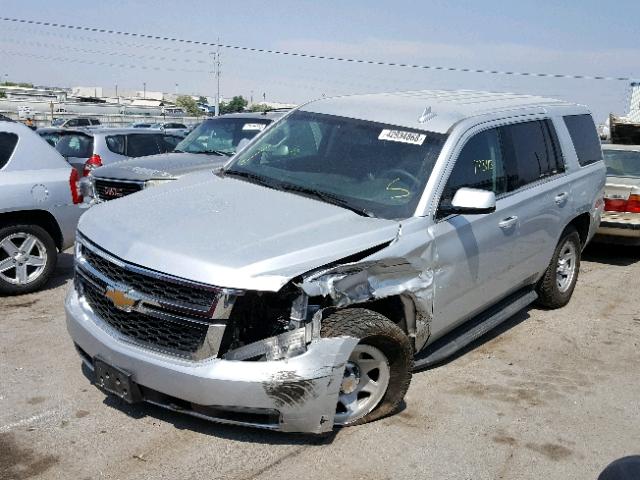 1GNSKFEC0HR273978 - 2017 CHEVROLET TAHOE SPEC SILVER photo 2