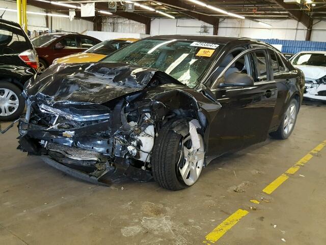 1G1ZB5E05CF259391 - 2012 CHEVROLET MALIBU LS CHARCOAL photo 2