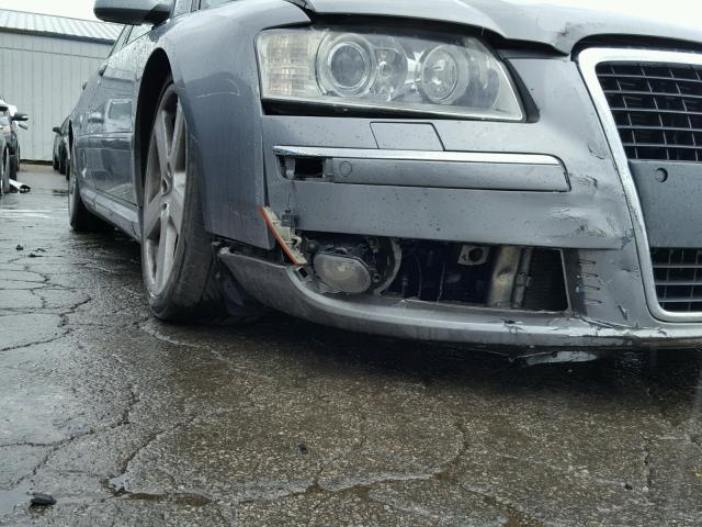 WAULV44E67N003121 - 2007 AUDI A8 4.2 QUA GRAY photo 9