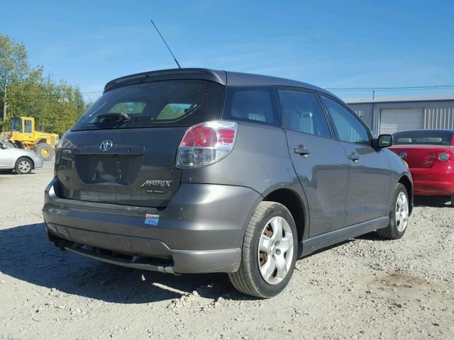 2T1KR32E57C626782 - 2007 TOYOTA COROLLA MA GRAY photo 4