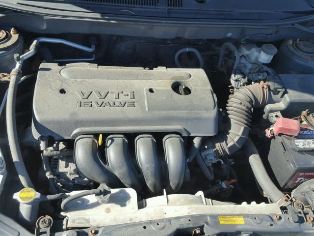 2T1KR32E57C626782 - 2007 TOYOTA COROLLA MA GRAY photo 7